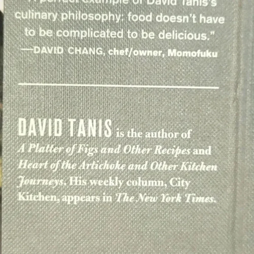 One Good Dish cookbook David Tanis NYT author